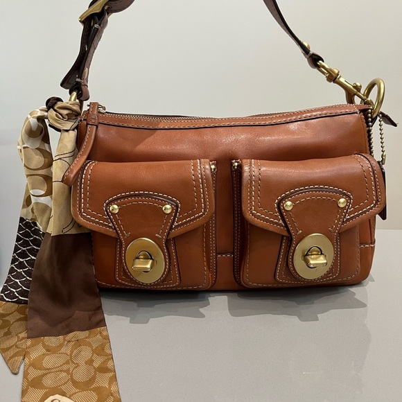 COACH Legacy 65th Anniversary Vachetta Leather Dual Pocket-Satchel - Picture 1 of 17